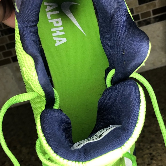 Nike Alpha Menace Pro Seattle Seahawks Football Cleats Mens Size 12 - Picture 4 of 8